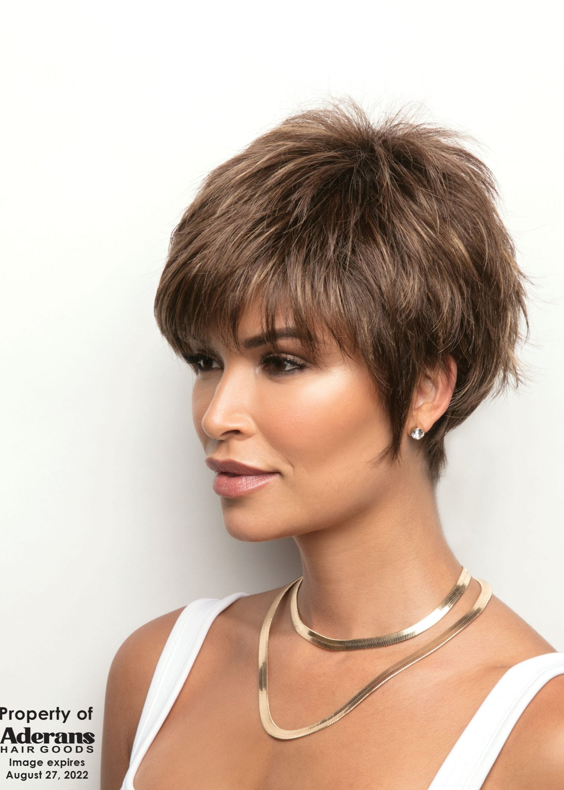 Billie wig by Noriko Marble Brown-R