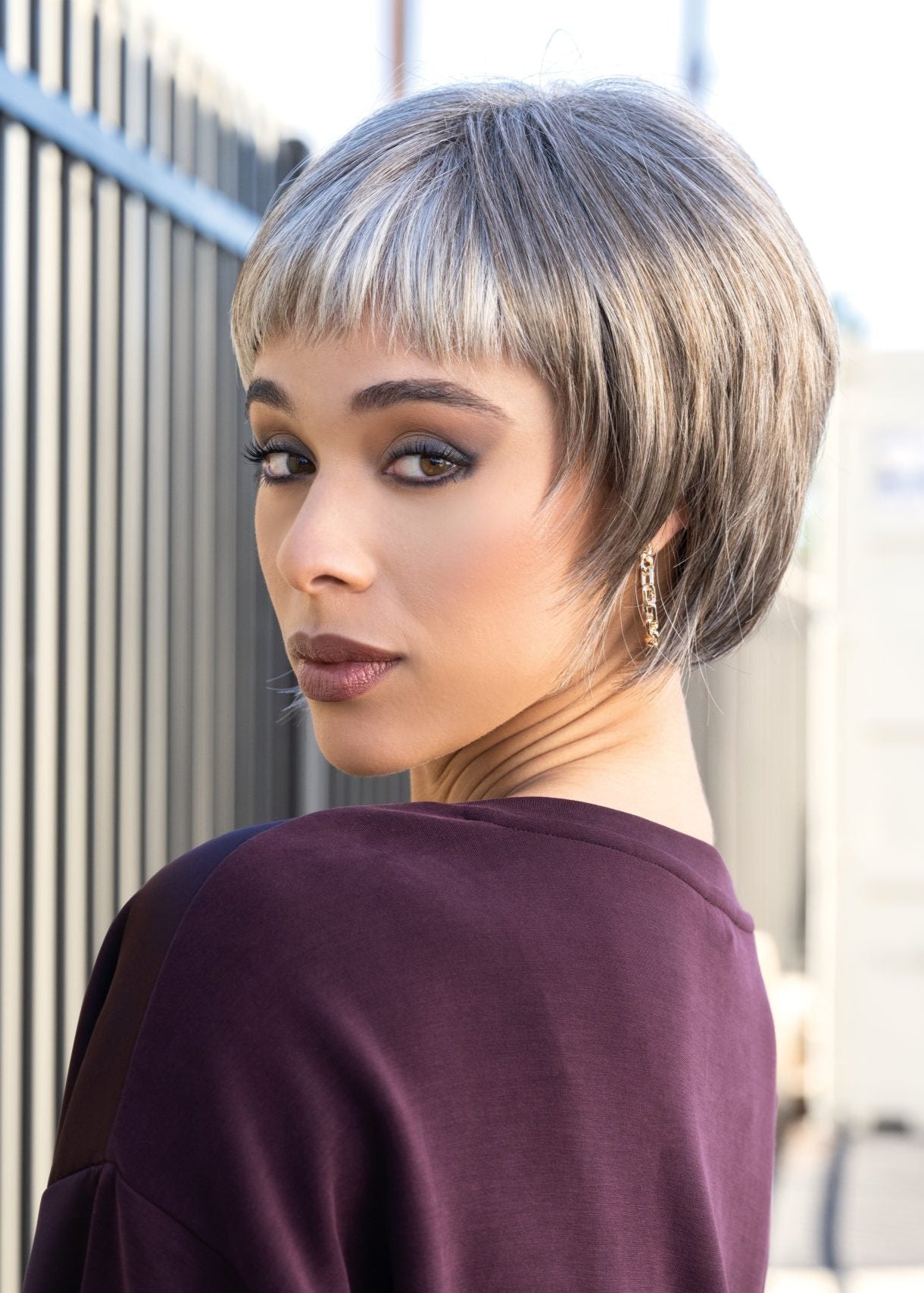 Nell Rene of Paris Sandy Silver