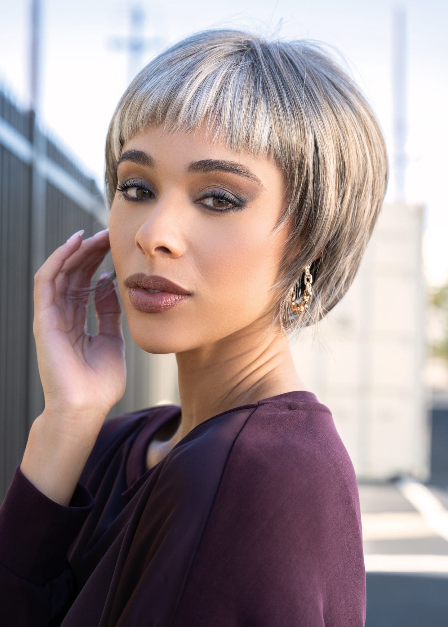 Nell Rene of Paris Sandy Silver