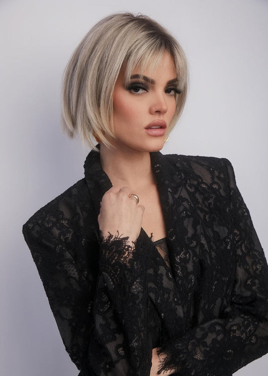 Aria wig Alexander Couture  Billionaire Blond