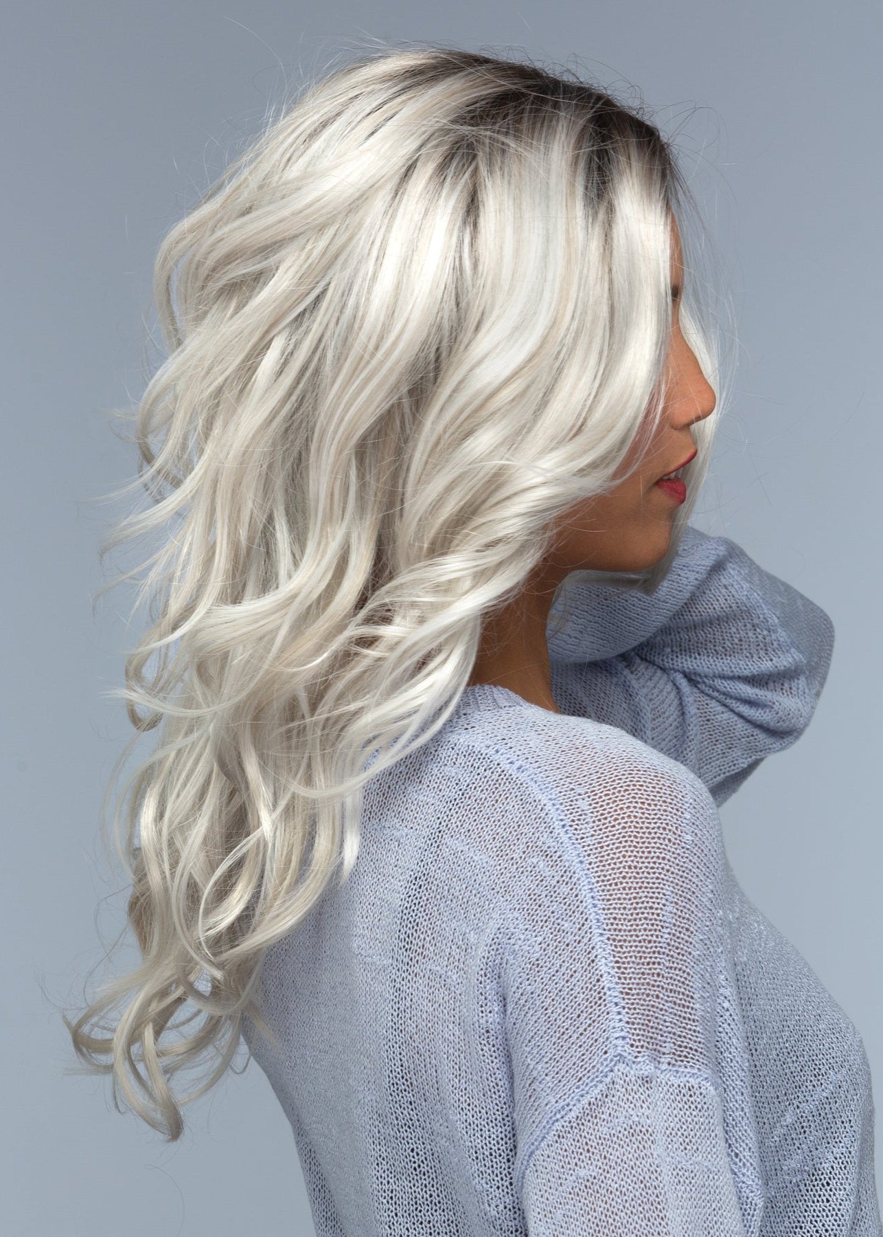 Blaze wig by Estetica in SilverSunRT8