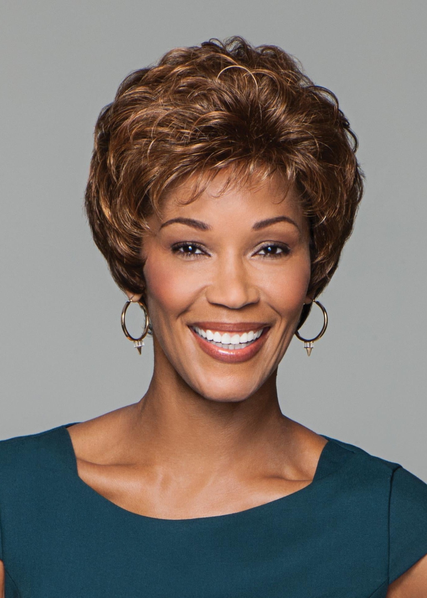 Cheer wig by Gabor in G829+ Dark Cinnamon Mist