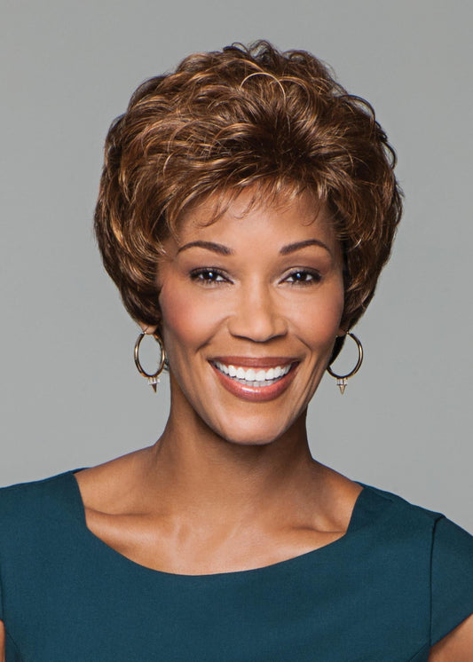 Cheer wig by Gabor in G829+ Dark Cinnamon Mist