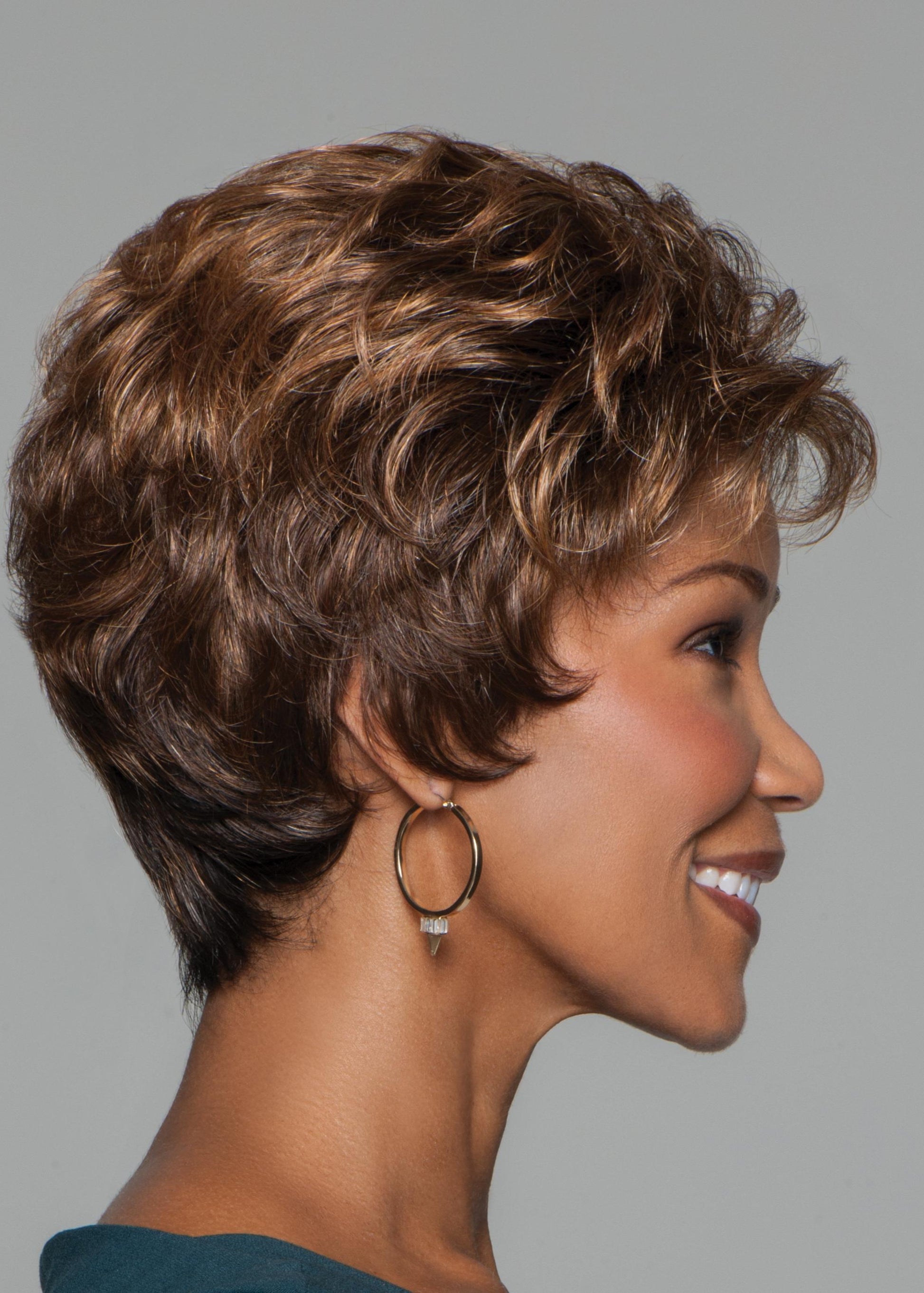 Cheer wig by Gabor in G829+ Dark Cinnamon Mist