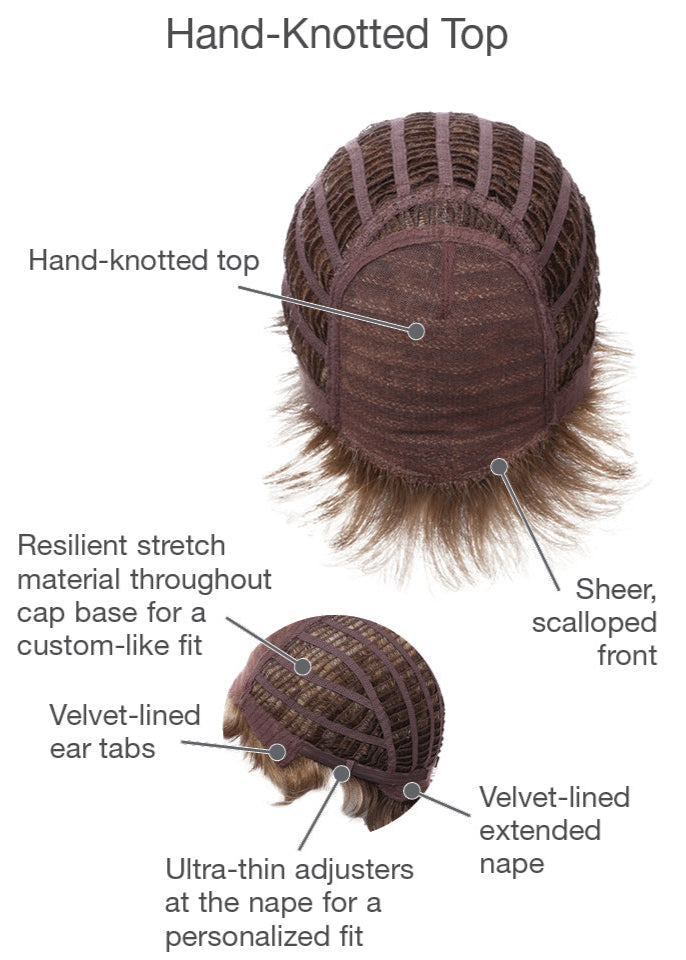 Incentive wig Gabor lace front hand tied cap construction