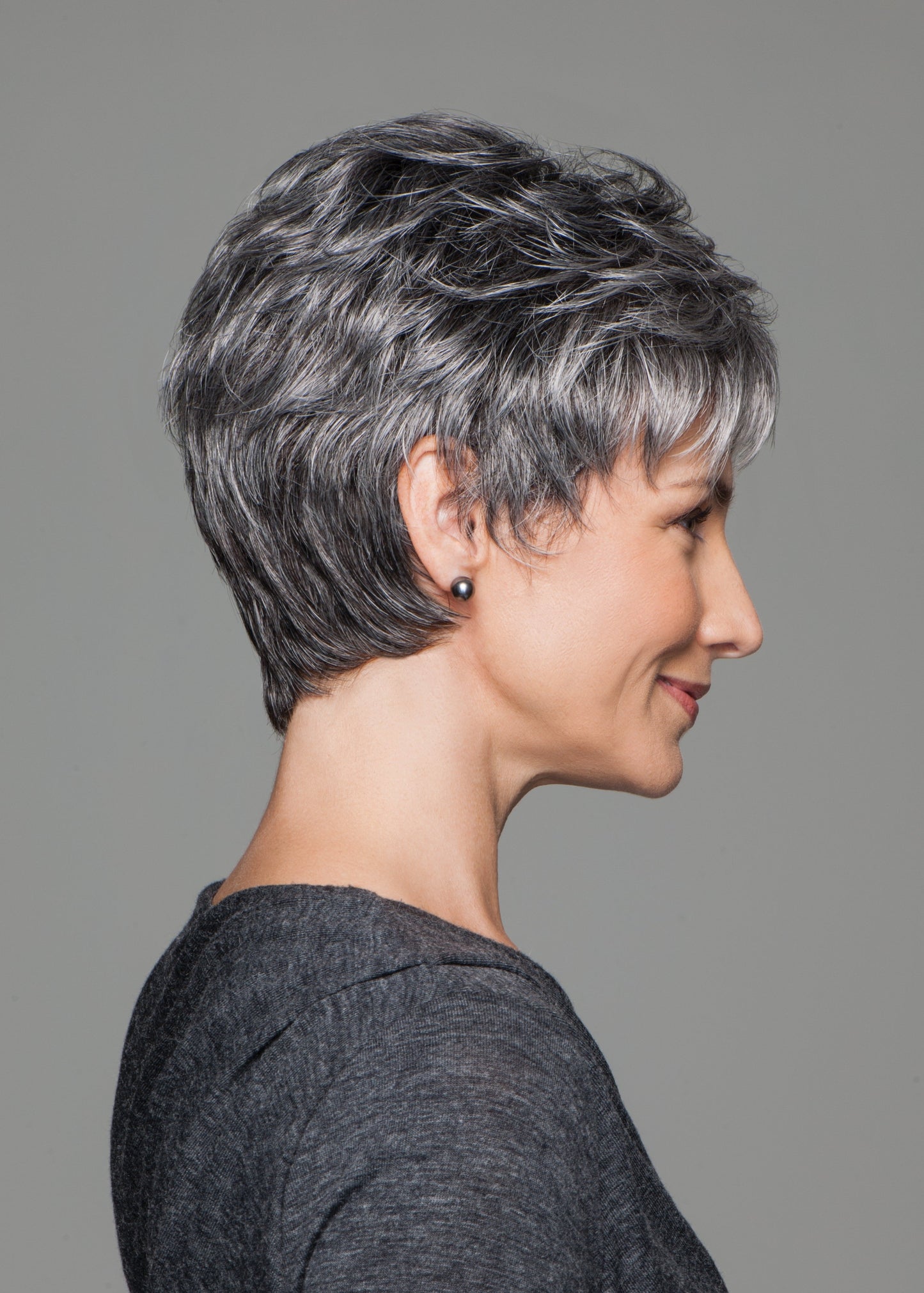 Incentive wig Gabor lace front hand tied Sugared Charcoal