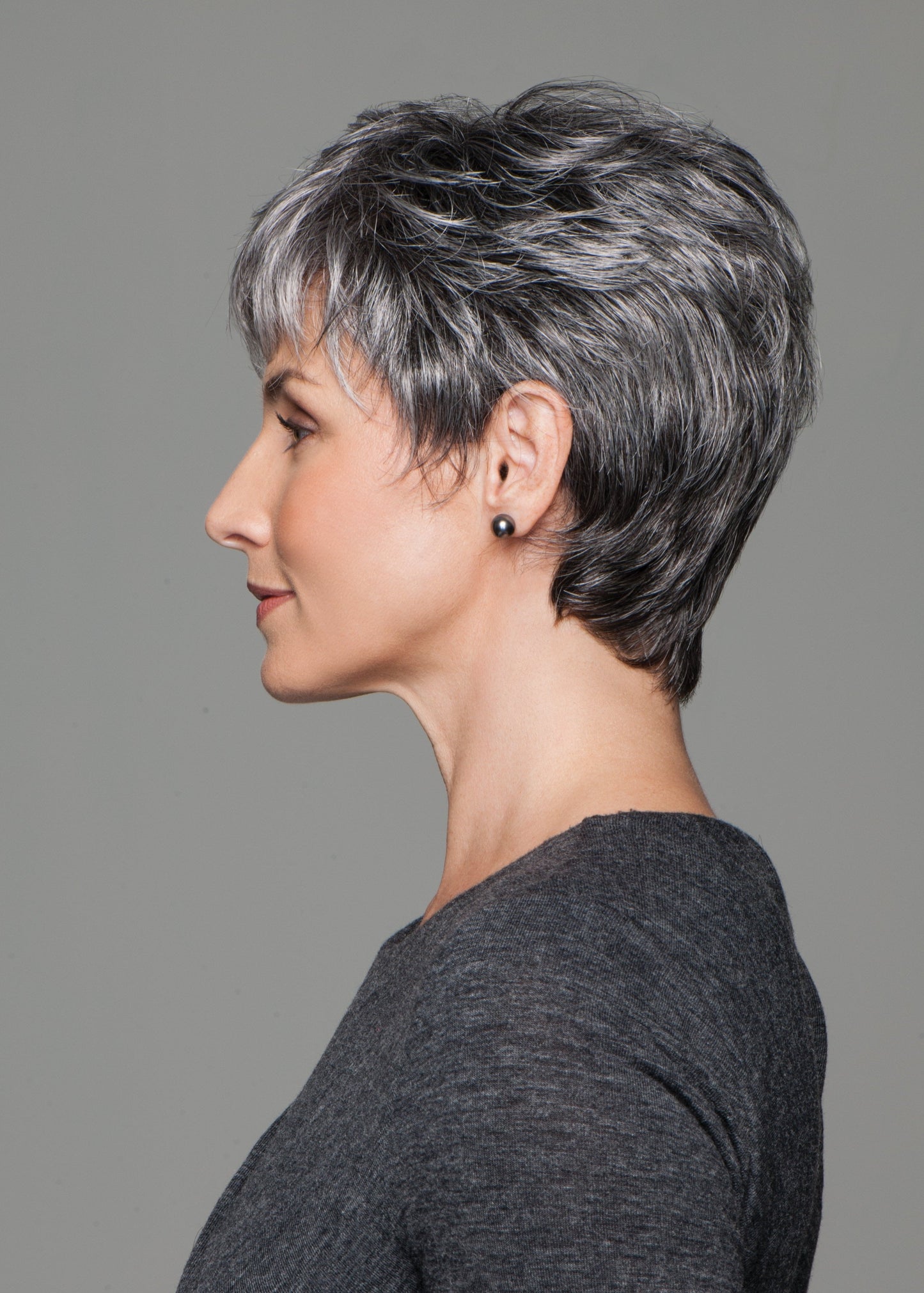 Incentive wig Gabor lace front hand tied Sugared Charcoal