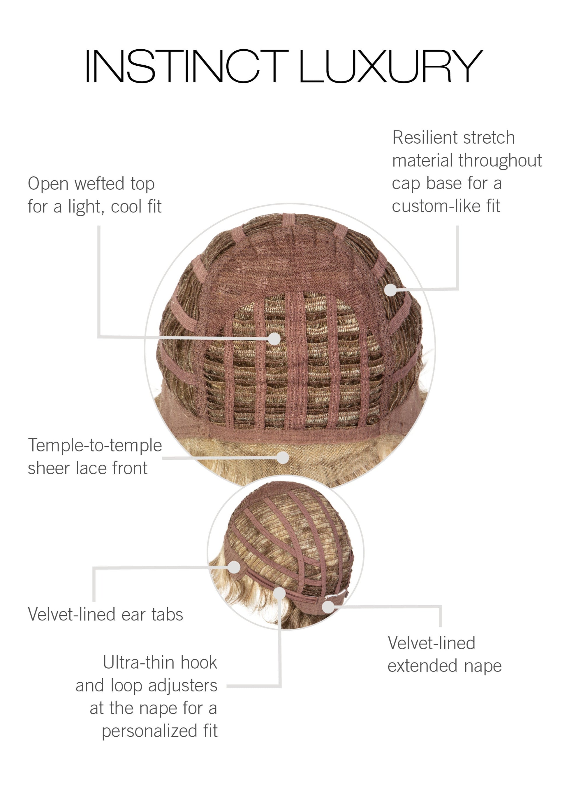 Instinct Luxury Gabor Petite Average wig lace front