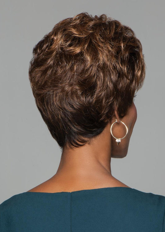 Cheer wig by Gabor in G829+ Dark Cinnamon Mist