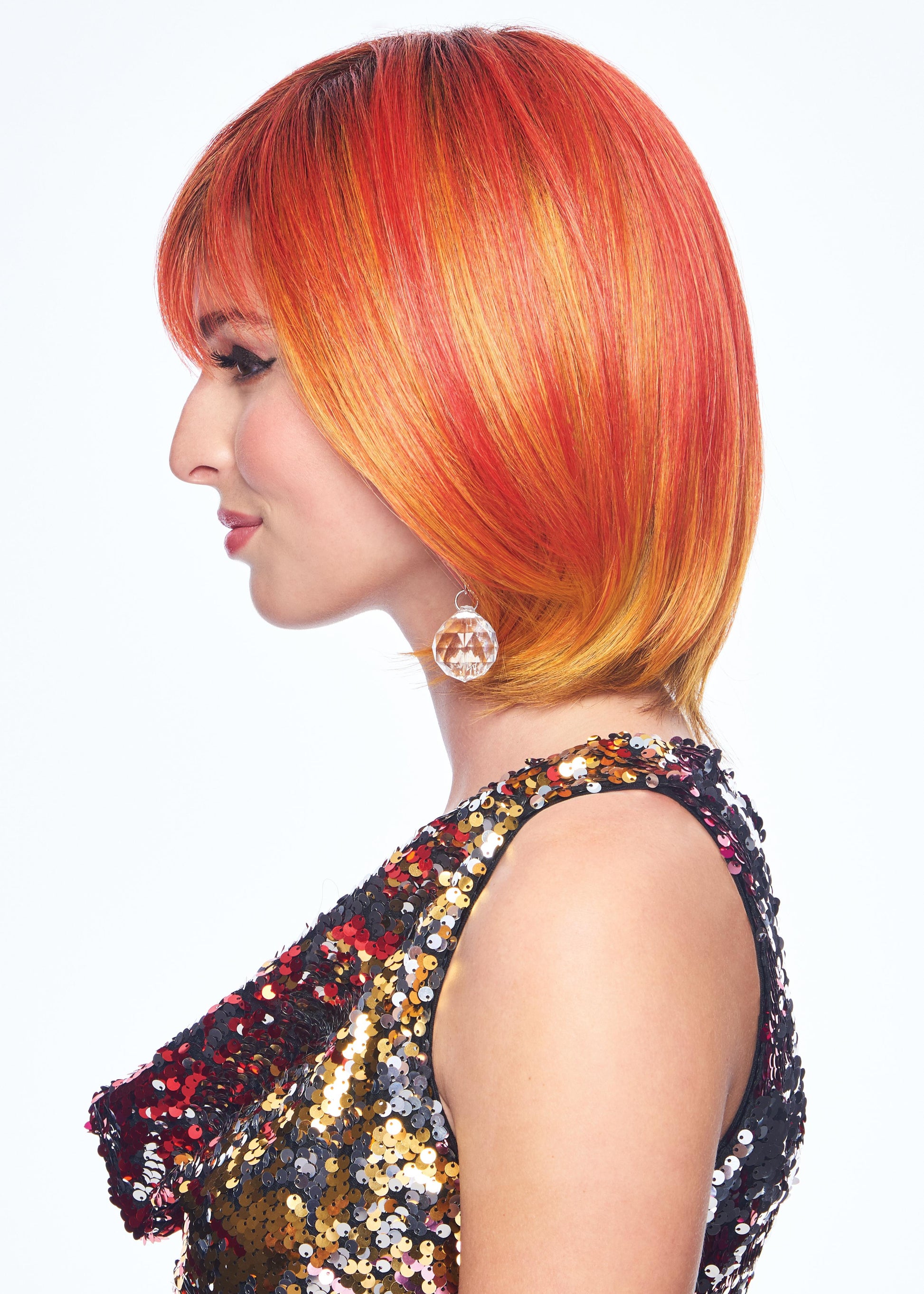 Fierce Fire wig by Hairdo orange wig