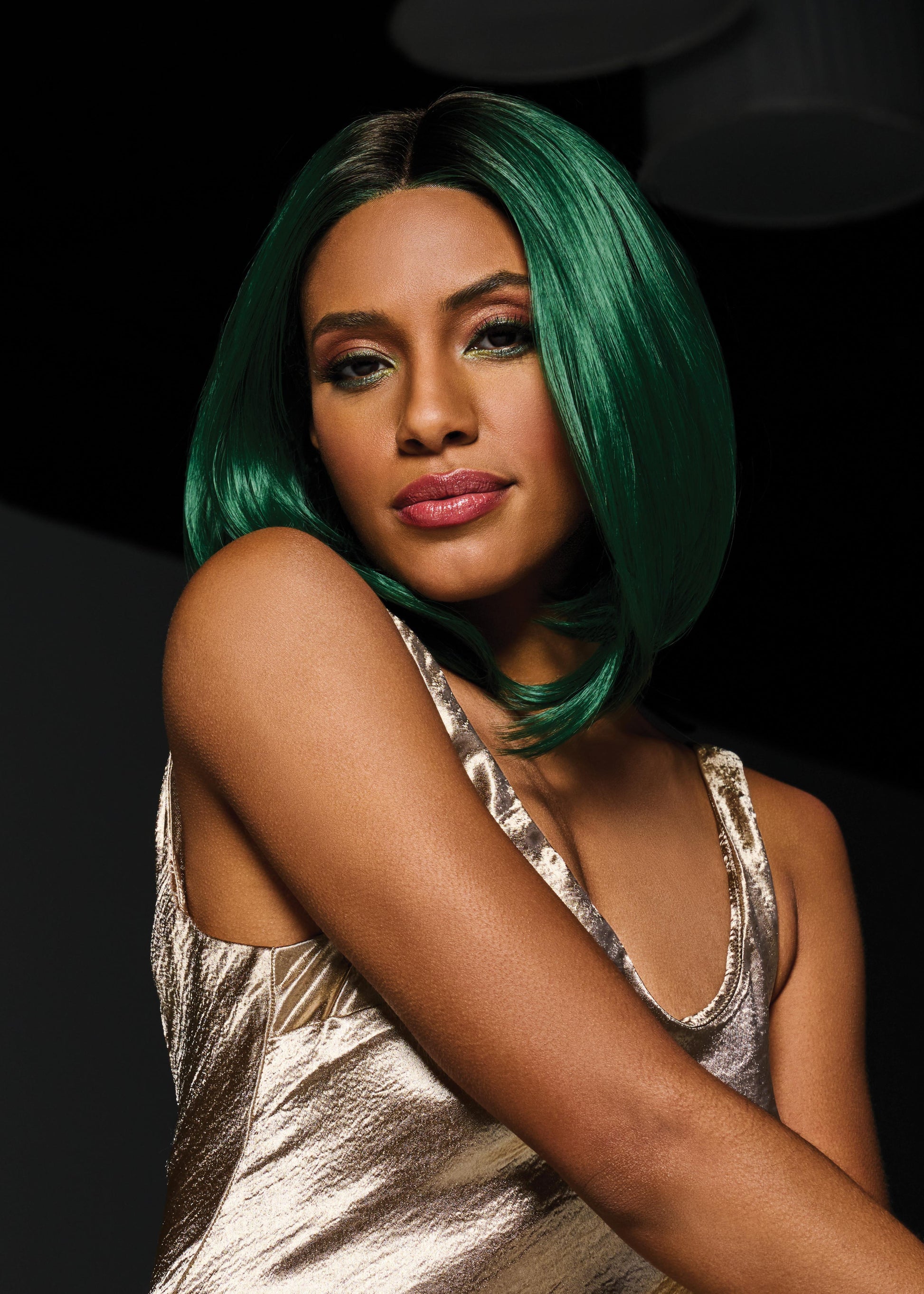 Green IRL wig by Hairdo