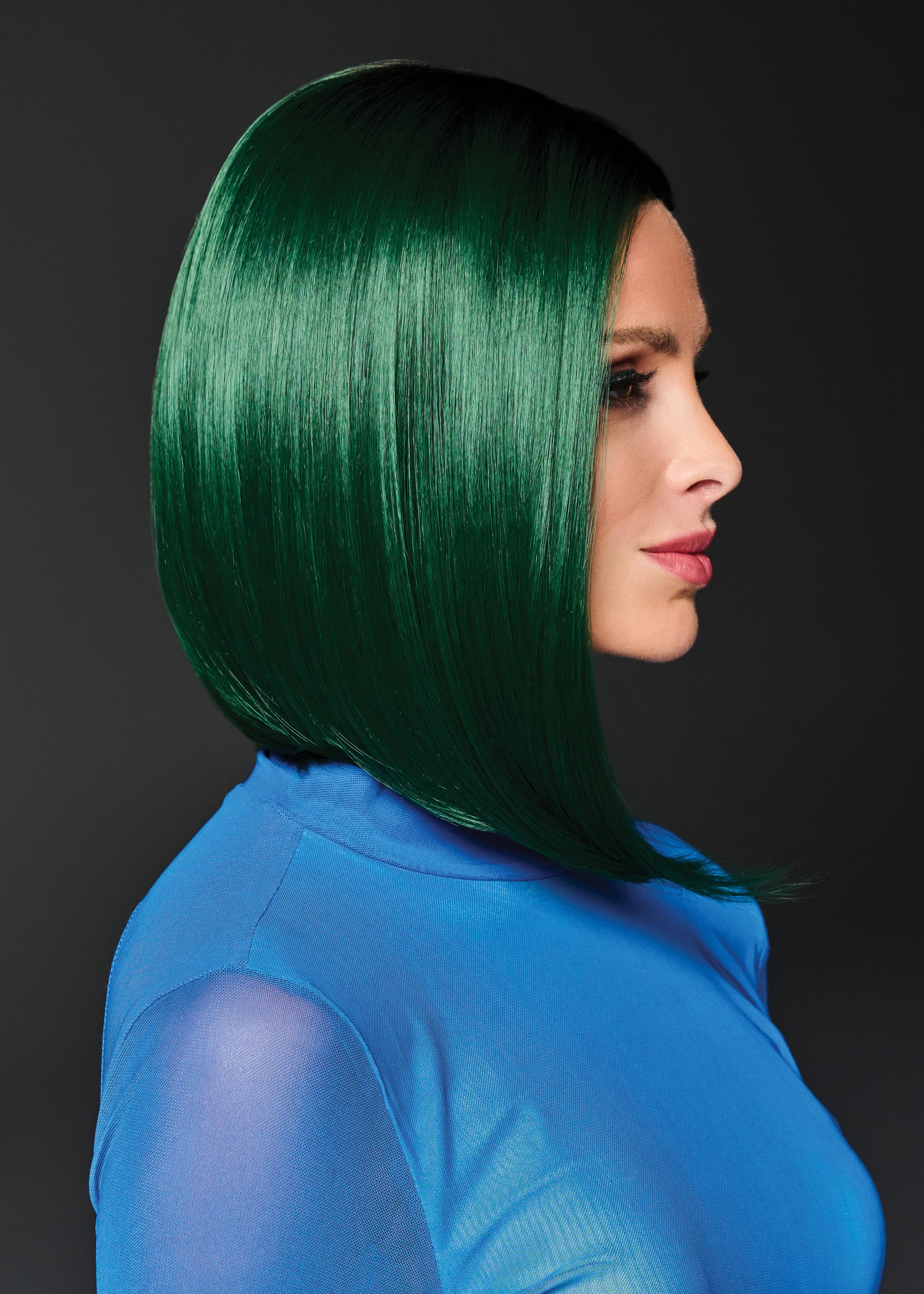 Green IRL wig by Hairdo