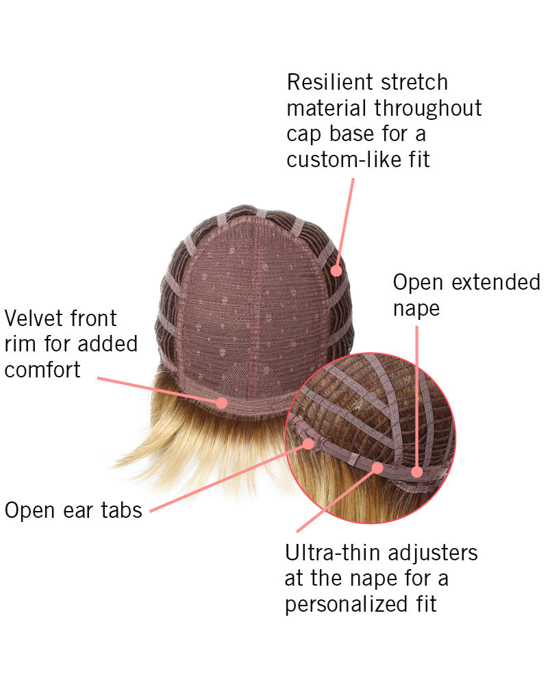 Long With Layers wig by Hairdo inside cap construction