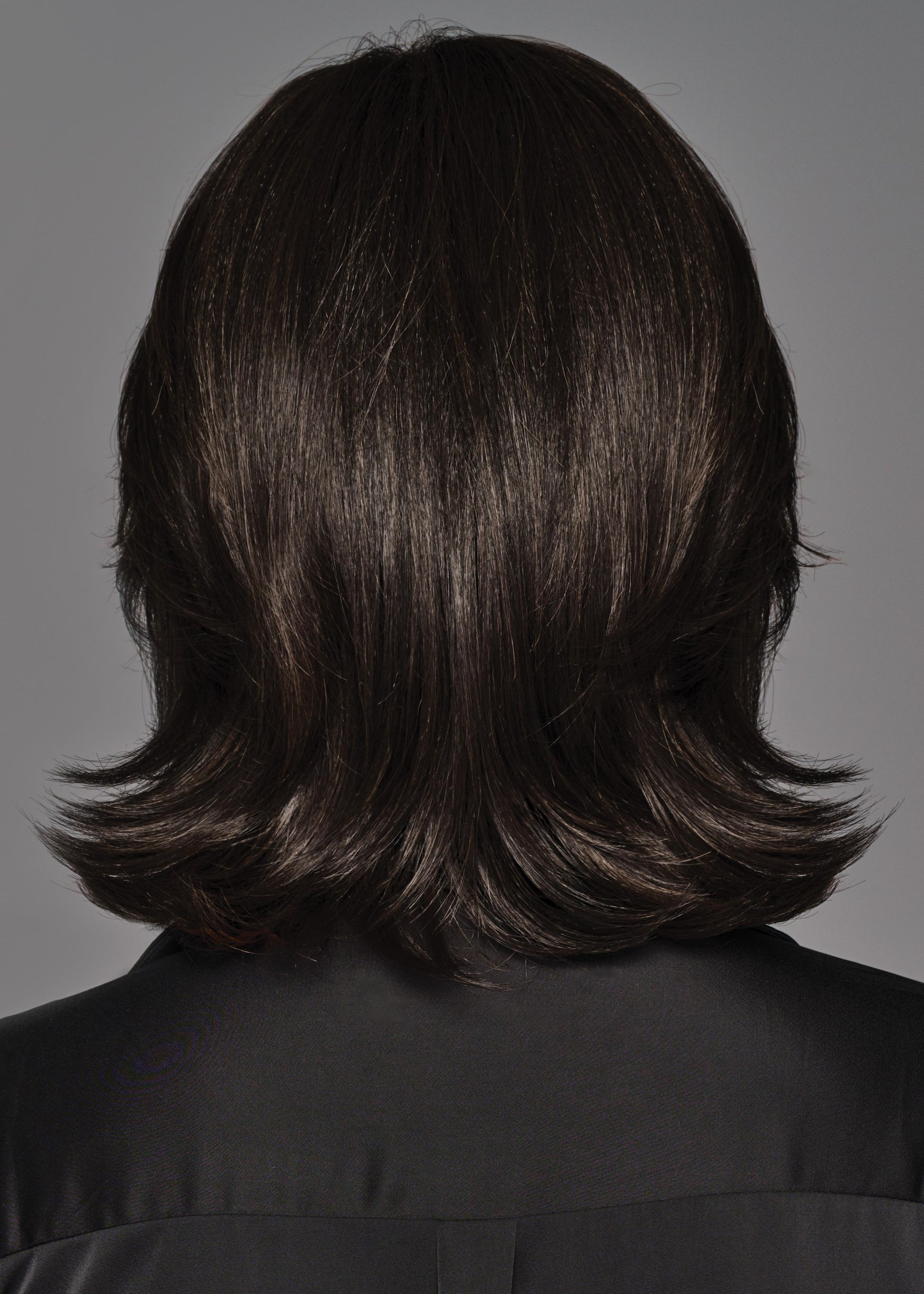 Textured Layers wig by Hairdo Midnight Brown