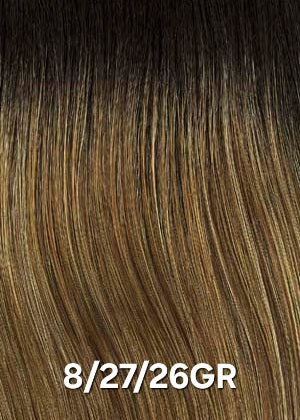 8/27/26GR Henry Margu - Medium brown with strawberry & gold blonde highlights and medium dark brown roots