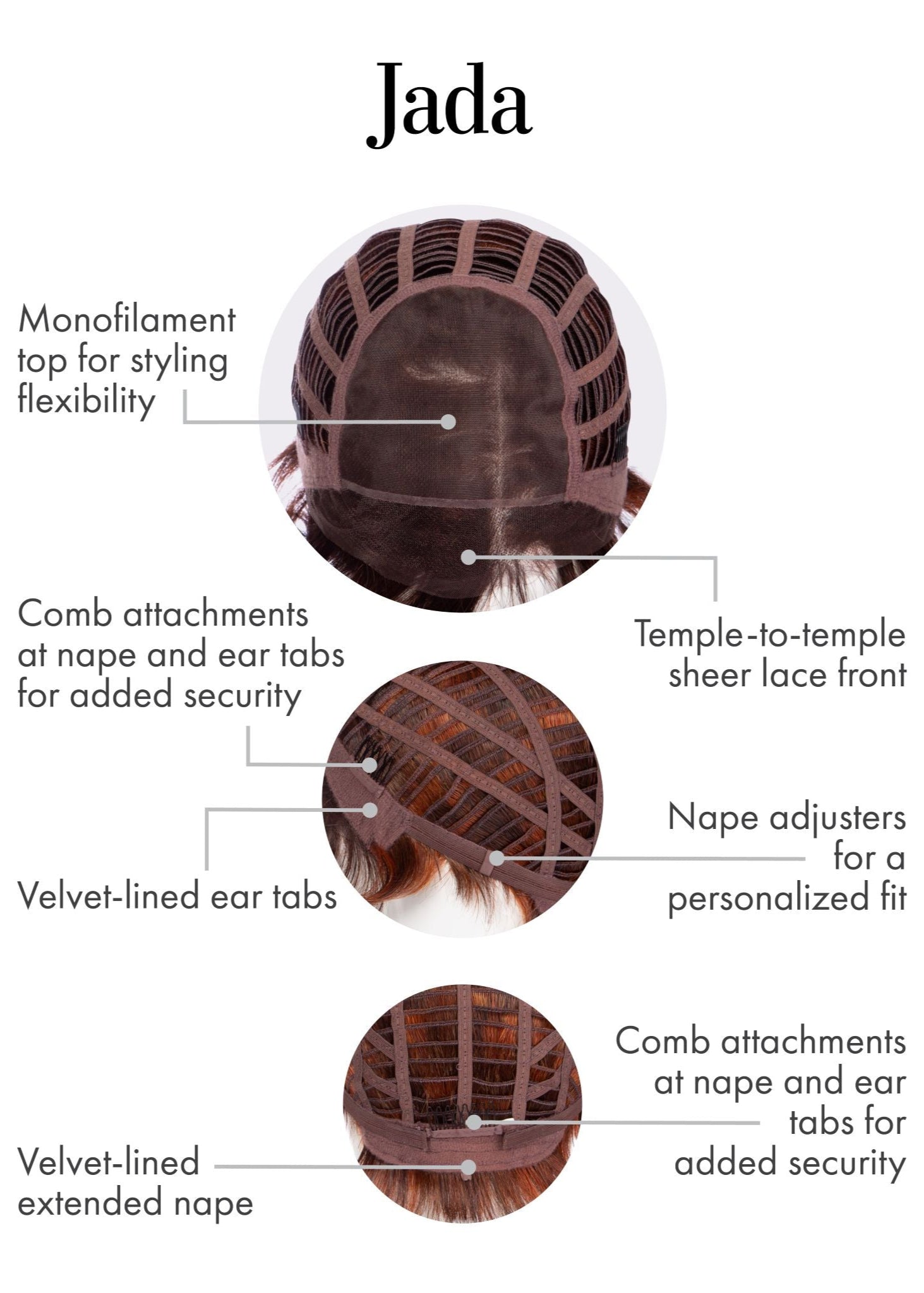 Jada wig Kim Kimble Inside Cap Construction