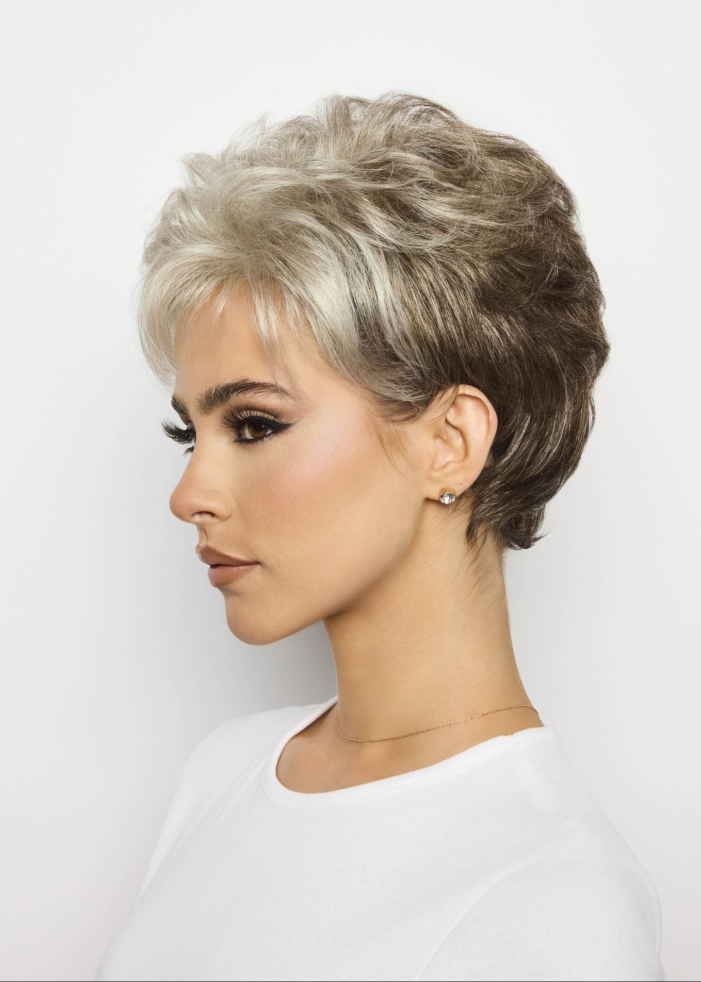 Joey wig by Rene of Paris Sandy Silver