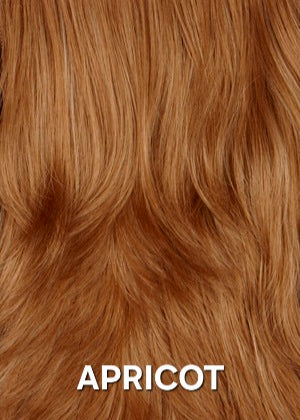 APRICOT dark strawberry blonde w dark blonde highlights