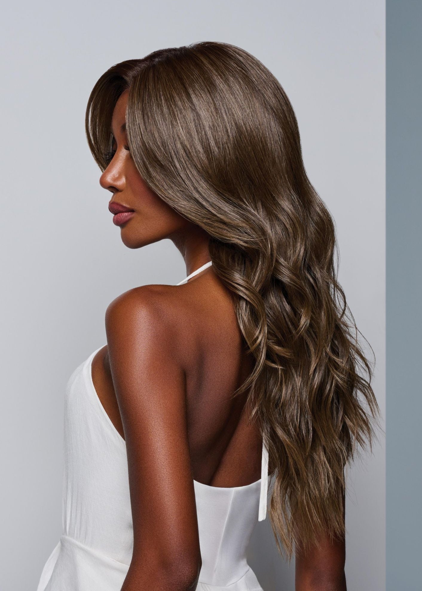 Runway Rehearsal wig by Raquel Welch RL8/12SS Shaded Iced Mocha