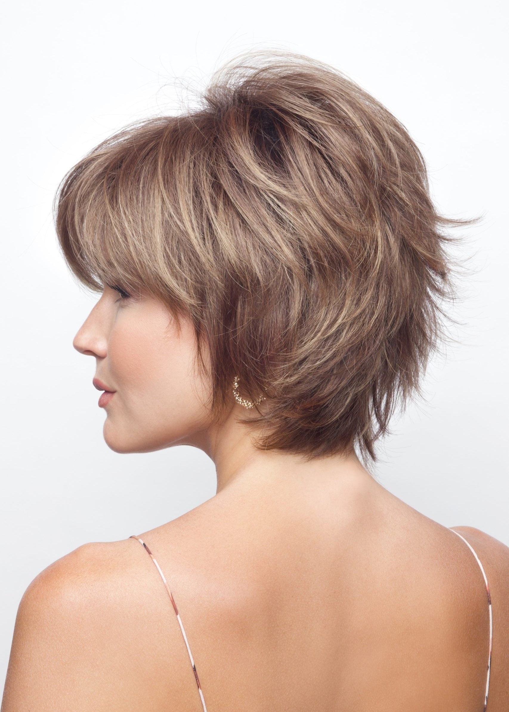 Sky Large Cap wig by Noriko back side image