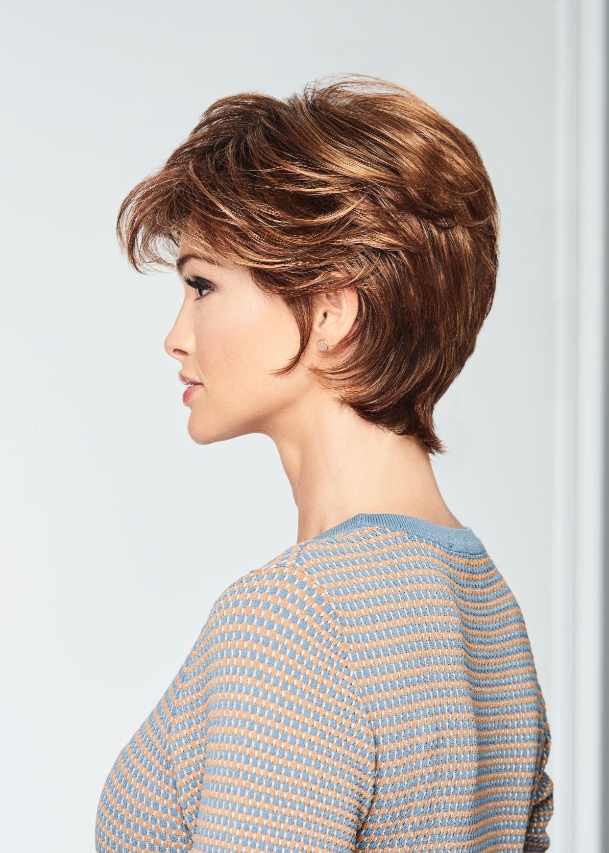 Soft Romance wig by Gabor in Rusty Auburn