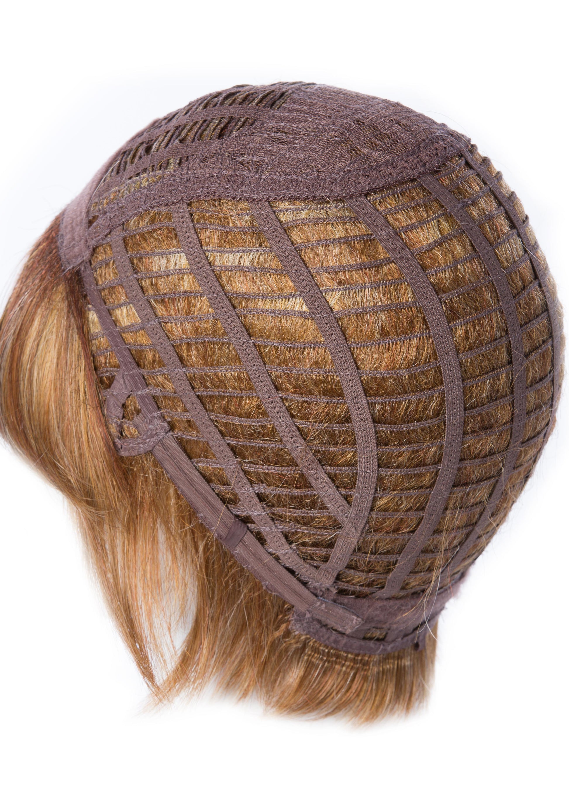 Vivacious wig Toni Brattin heat friendly cap construction, inside cap