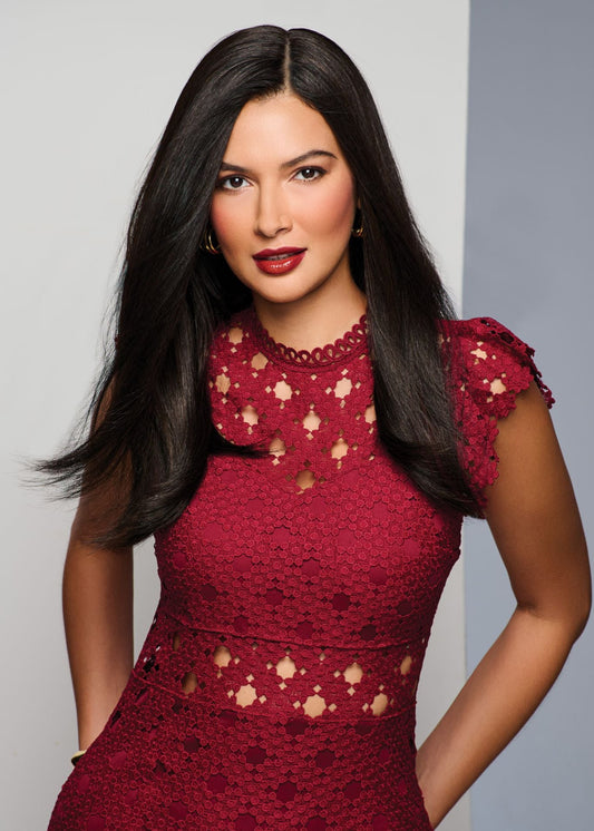 Unmatched 18-inch topper by Raquel Welch in RL2/4 Off Black