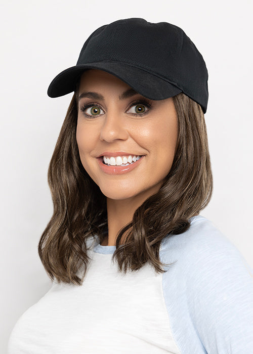 Wavy Hat Black by Henry Margu 7H front