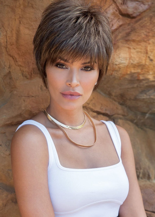 Billie wig by Noriko Marble Brown-R