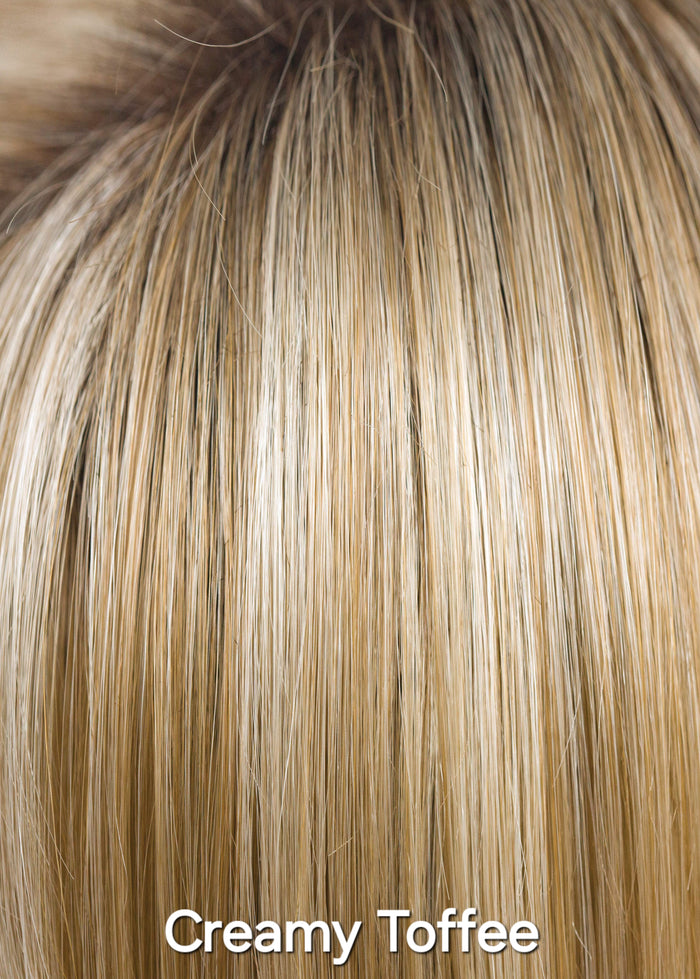 Creamy Toffee | warm based blond with cream highlights