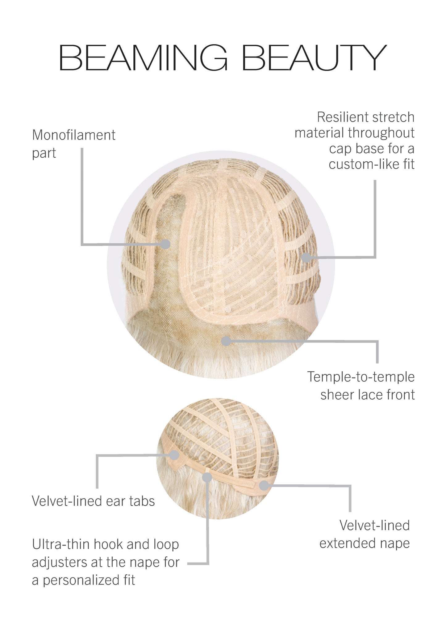 Beaming Beauty by Gabor Inside Cap Construction