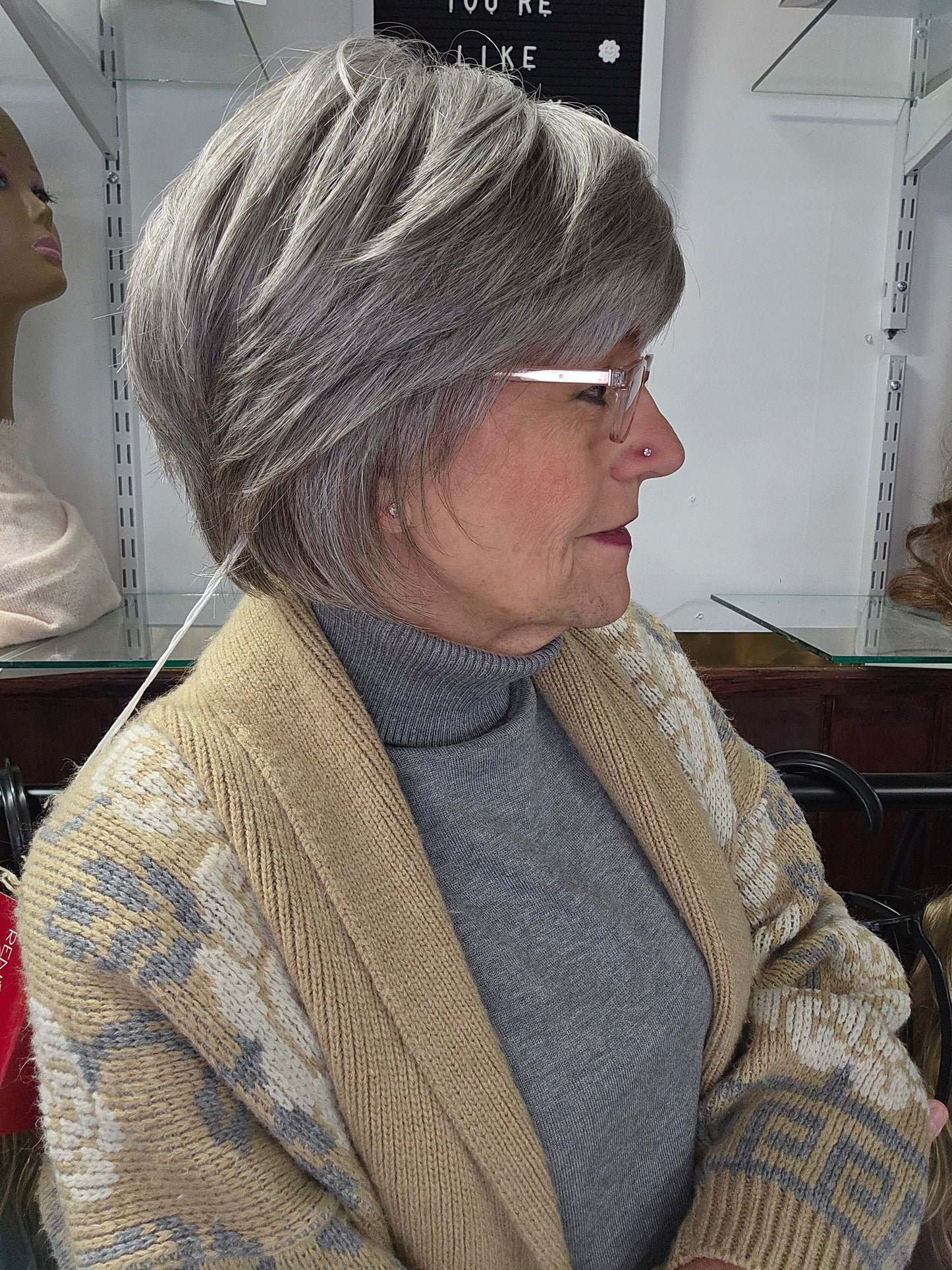 Nell by Rene of Paris in Silver Stone