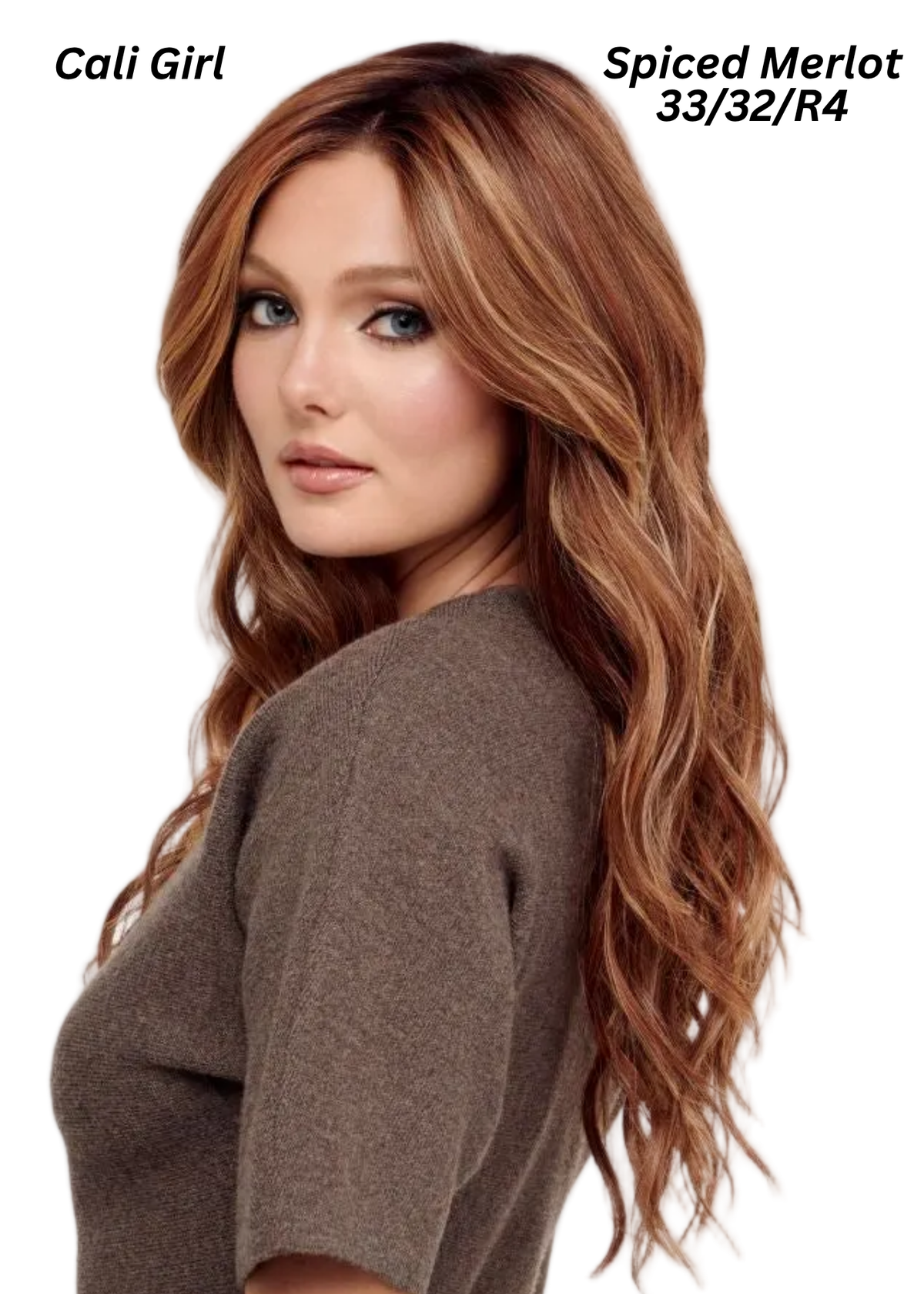 Cali Girl by TressAllure in Spiced Merlot