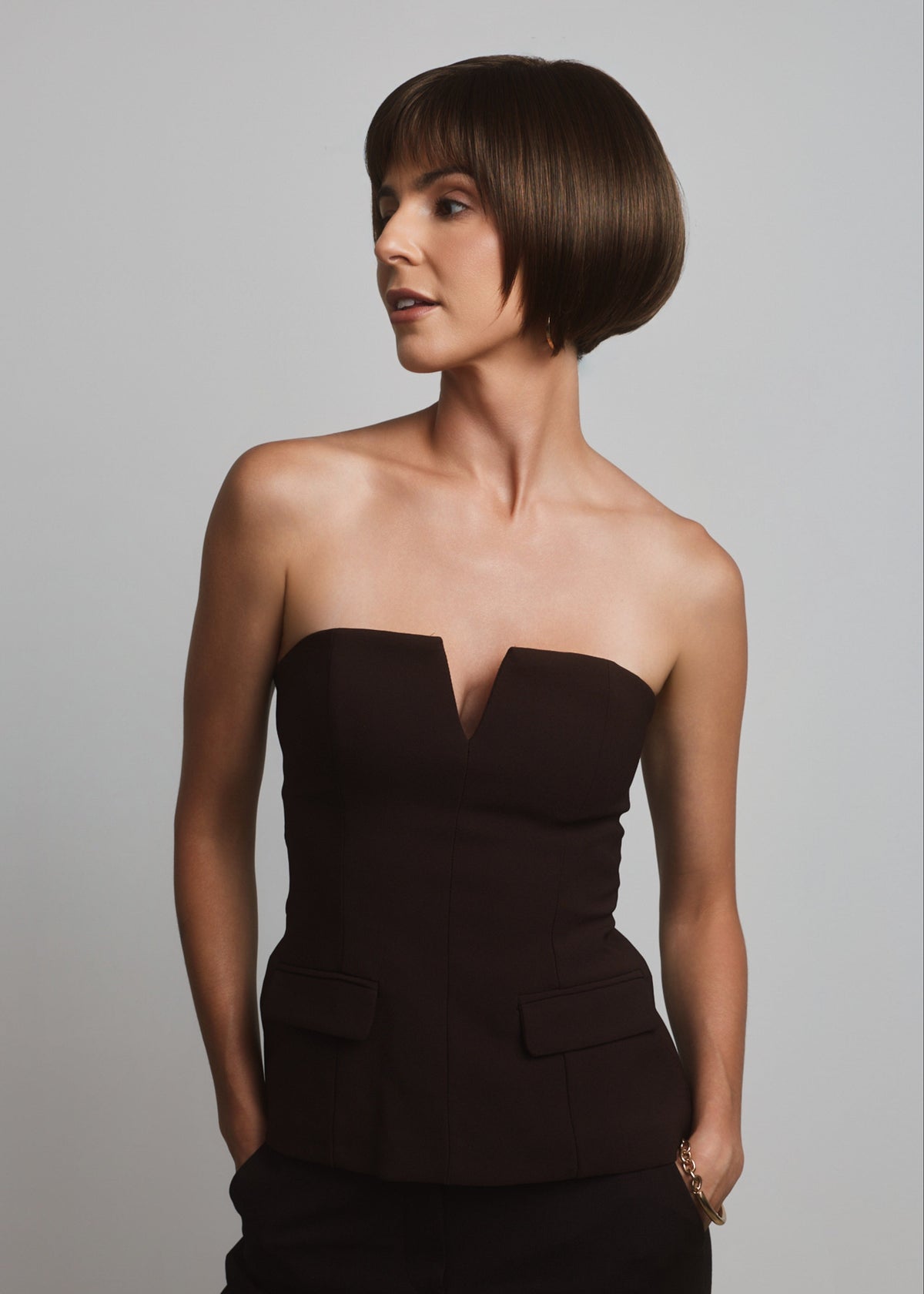Cory wig by Noriko in Ginger Brown