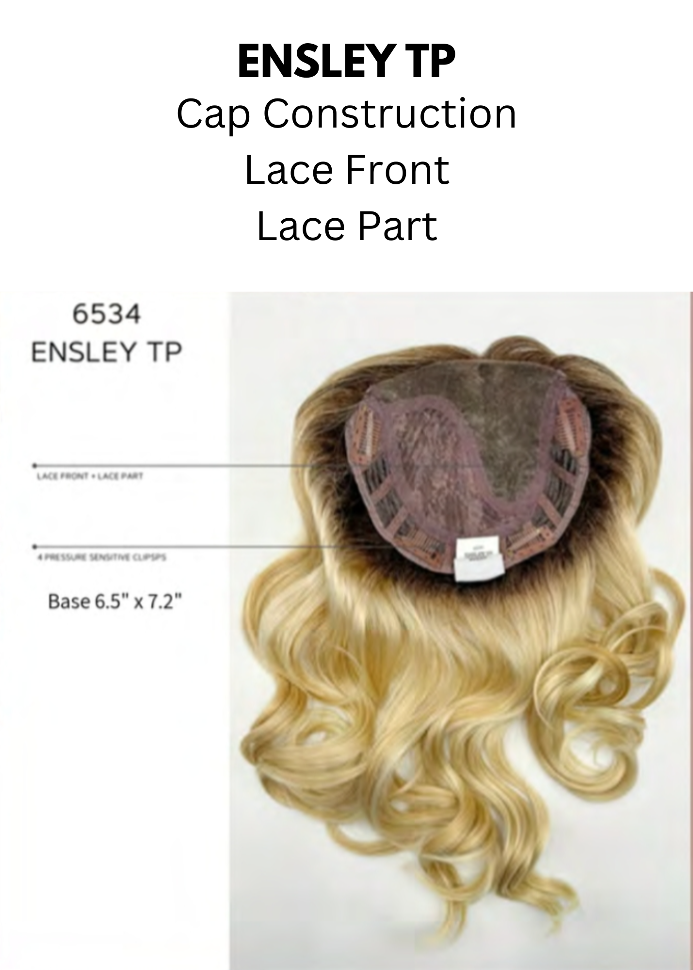 Ensley TP by Orchid Collection in Peanut Butter Swirl inside cap construction