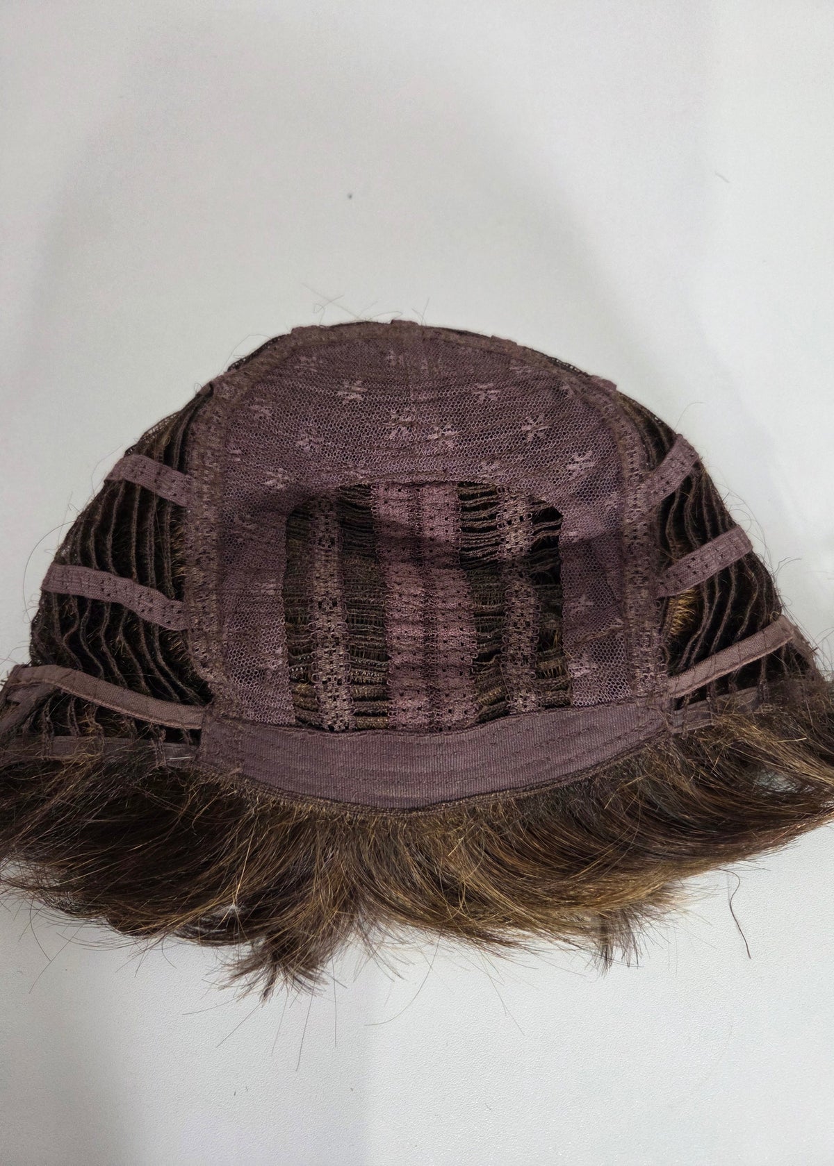 Estetica Sample Wig 31 front of cap