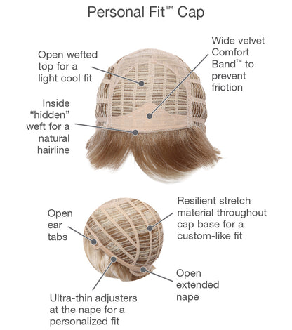 Gala wig by Gabor inside cap construction