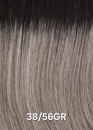 38/56GR Henry Margu - Silver white highlighted with light grey and light brown and off black roots