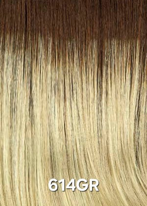 614GR Henry Margu - Wheat blonde with light gold blonde highlights and brown roots