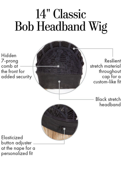CLASSIC BOB HEADBAND WIG - 14"