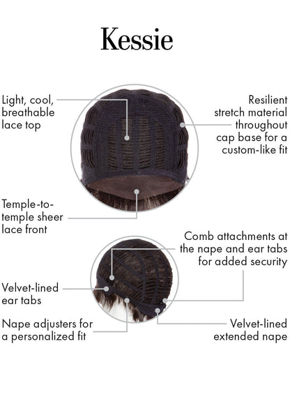 Kessie by Kim Kimble inside cap construction