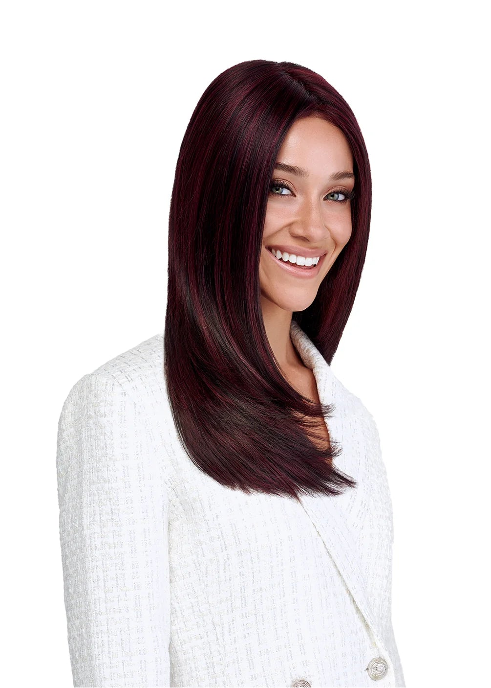 Leading Edge by TressAllure in Wine Noir