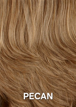 PECAN light ash brown w gold blonde highlights