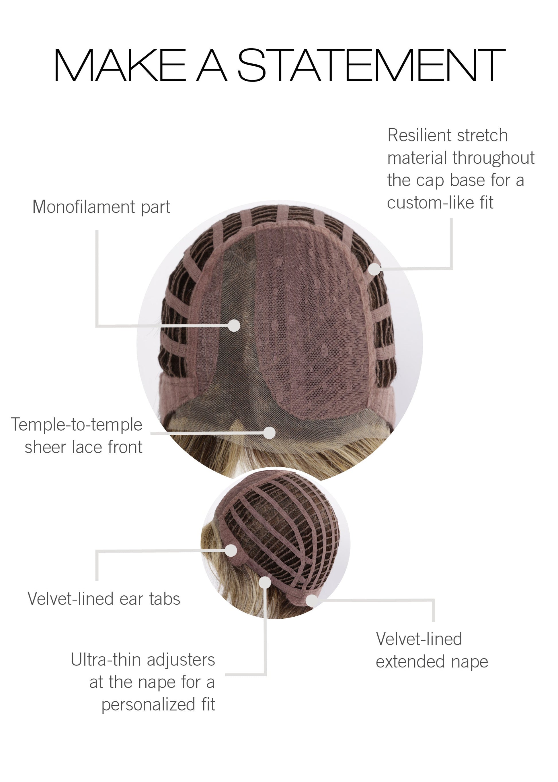 Make A Statement Gabor Inside Cap Construction