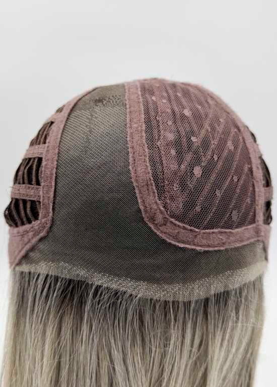Mika Rene of Paris lace front partial mono cap construction