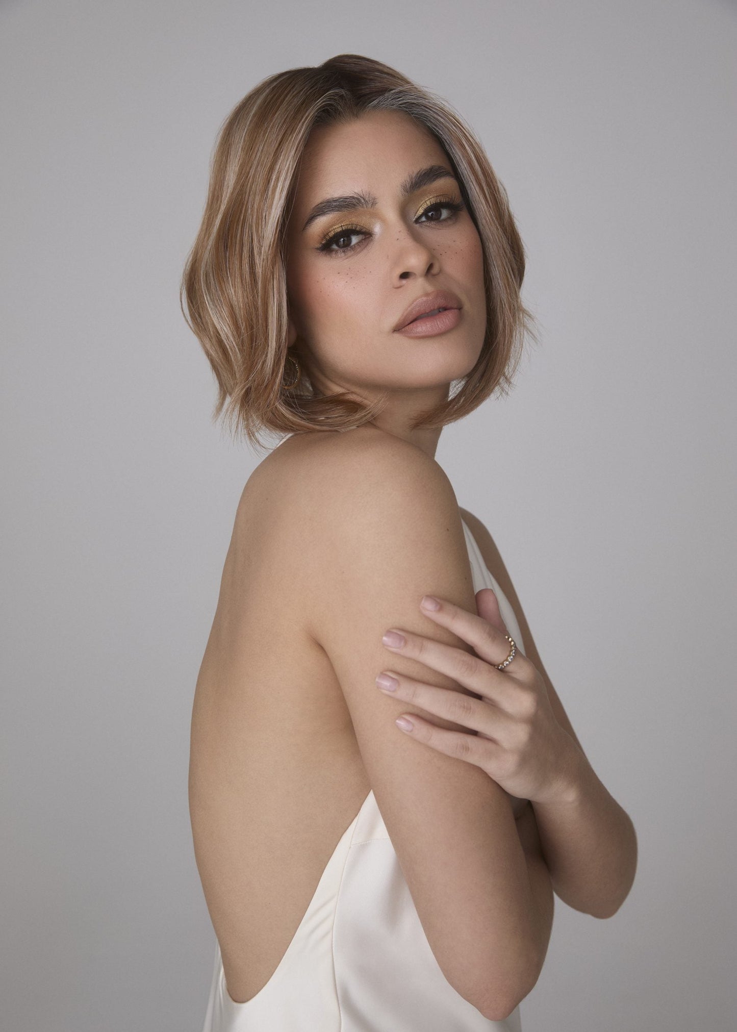 Mira by Amore in Cinnamon Frost-R