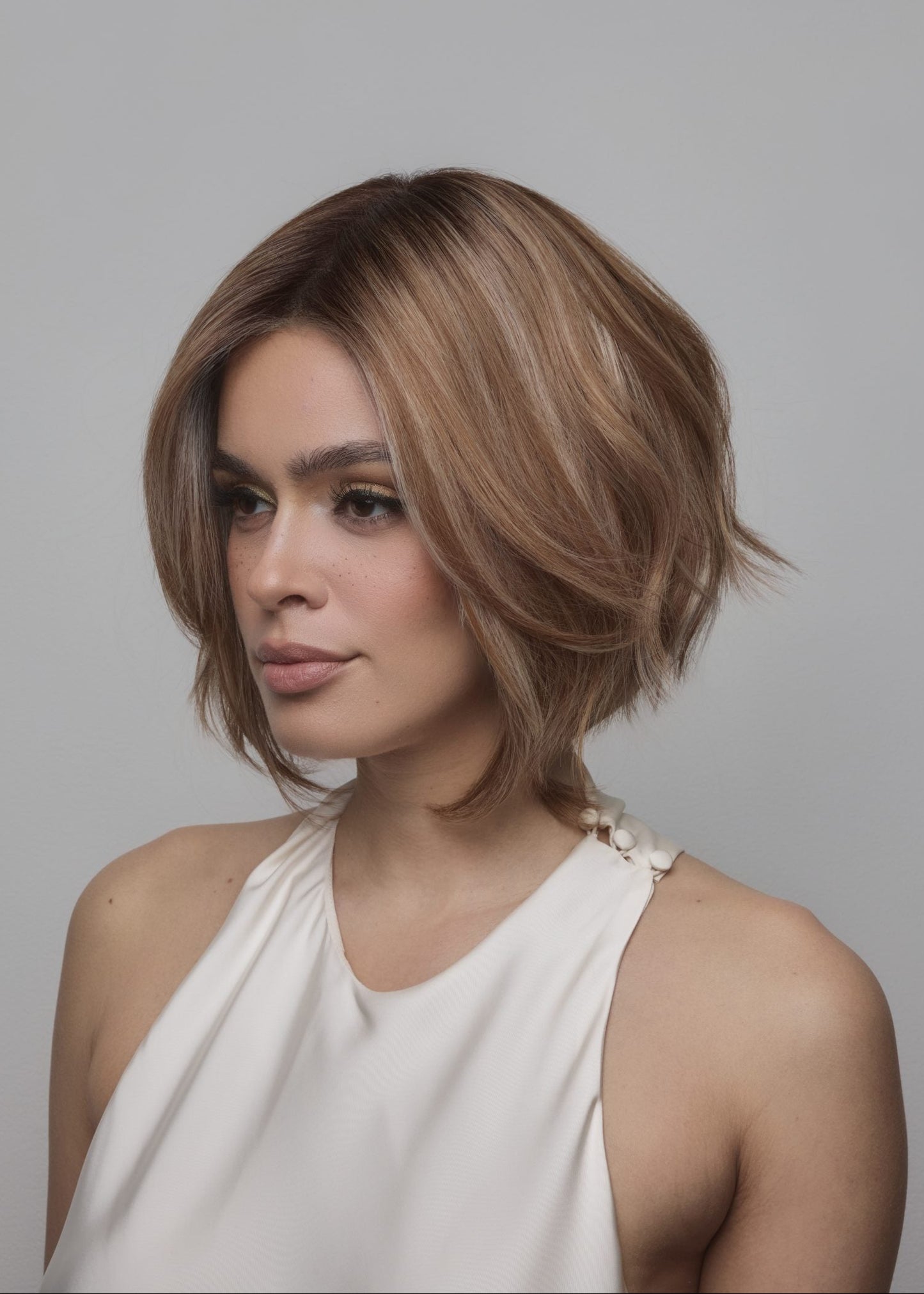 Mira by Amore in Cinnamon Frost-R