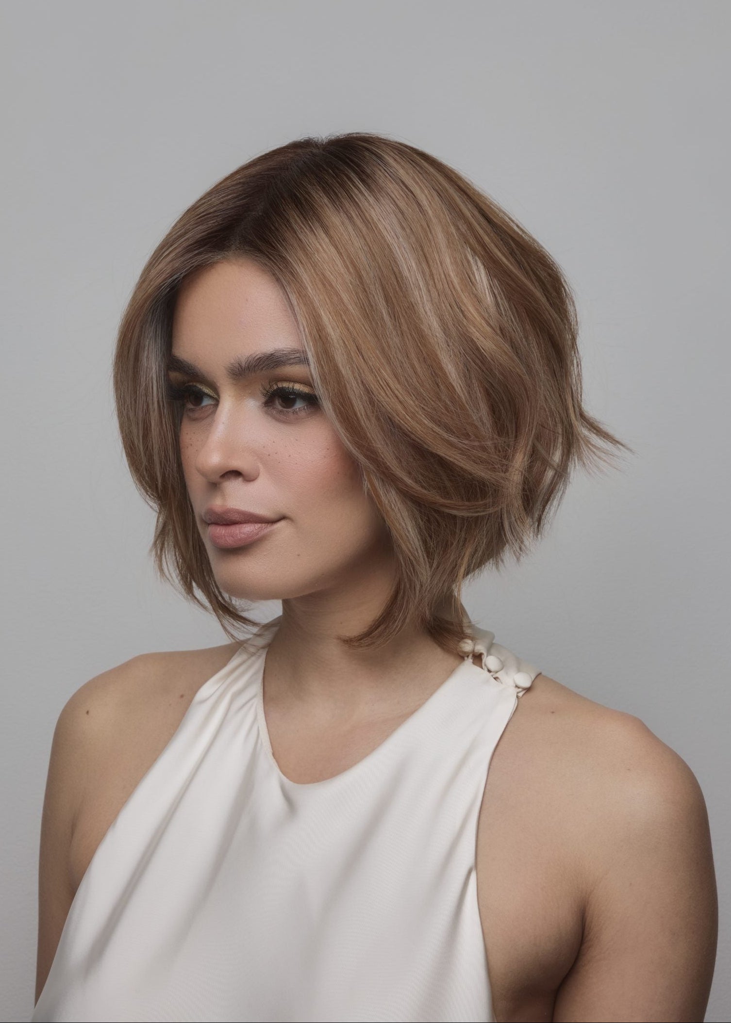 Mira by Amore in Cinnamon Frost-R