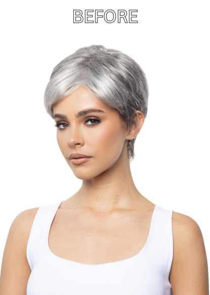 Before New Addition Top Piece by Rene of Paris in Sandy Silver