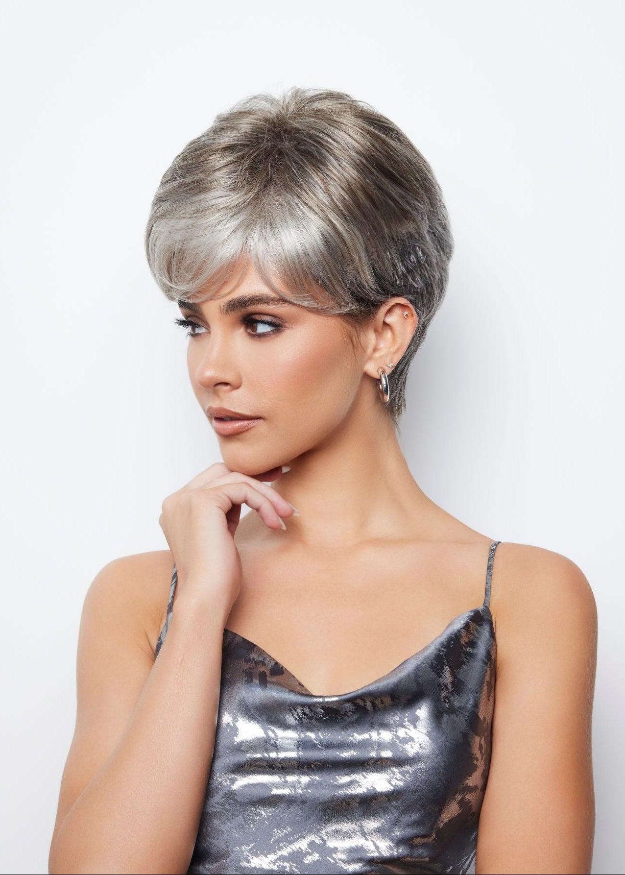 New Addition Top Piece by Rene of Paris in Sandy Silver